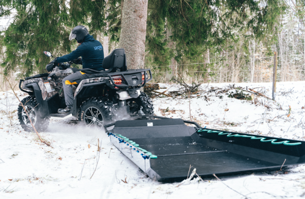 ATV sneslæde anhænger