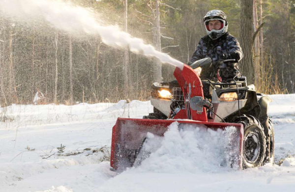 ATV sneslynge med Briggs & Stratton motor