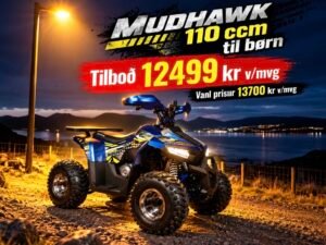 ATV Mudhawk, 110cc - blå