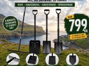 4 í einum skovl rívu spaka og spíðsspaka